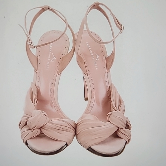 Alexandra Neel Pleated Chiffon Sandals - Size: 10 | IT 40 - - Picture 3 of 5